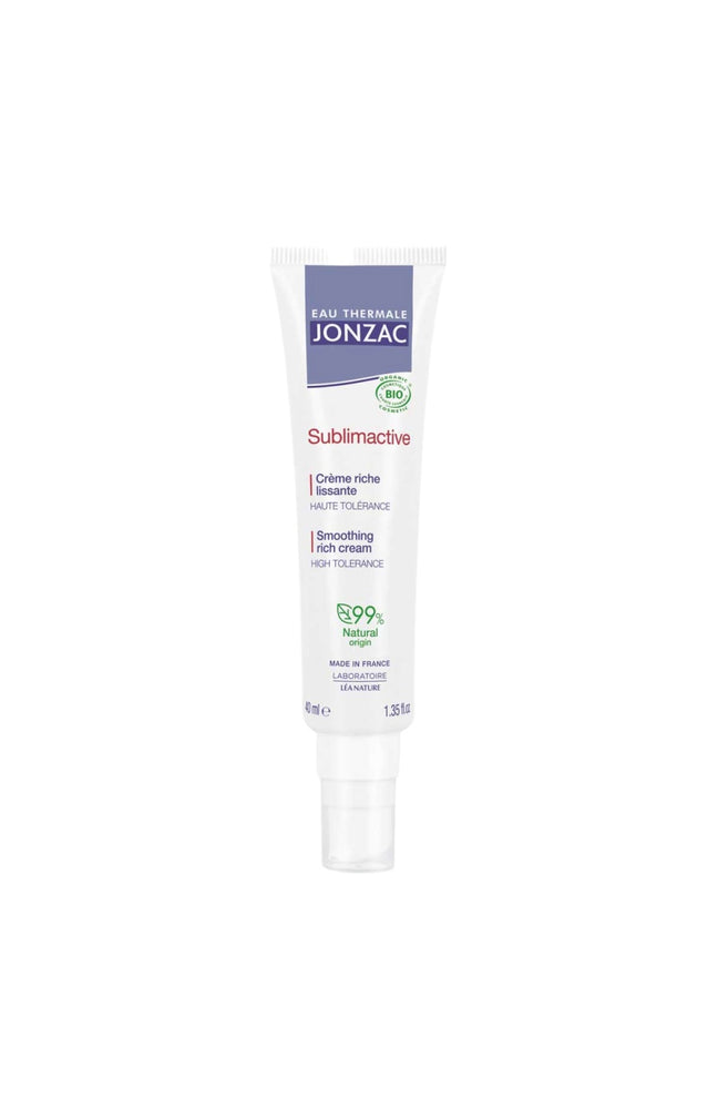 Crème riche lissante anti-âge bio - Sublimactive - Peaux sèches