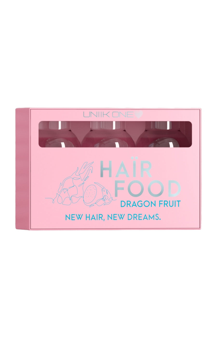 Ampoules vitalité & hydratation - Fruit du dragon & acide hyaluronique - Cheveux abîmés - 3 x 12 ml