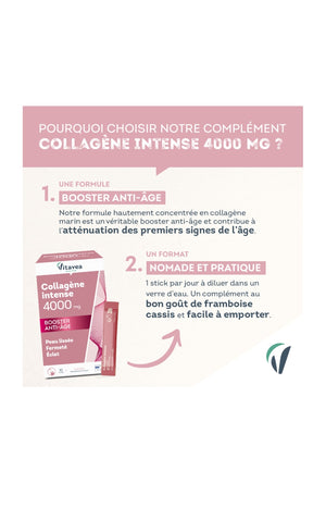 Cure peau lisse - Collagène intense 4000 mg - 10 sticks