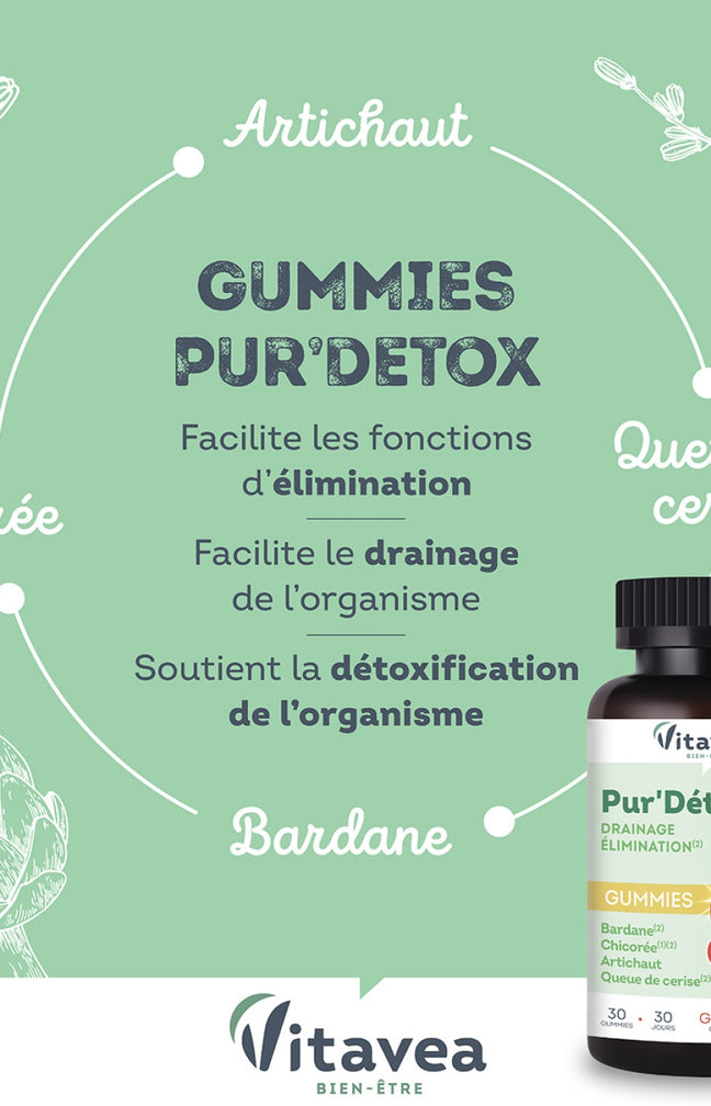 Gummies drainantes - Pur'détox - 1 mois