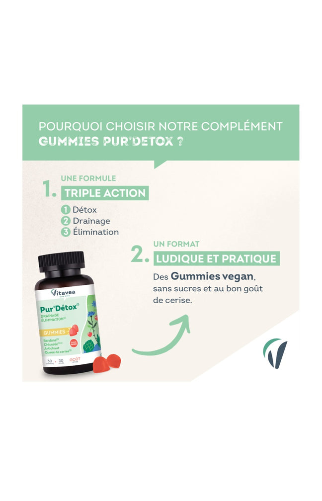 Gummies drainantes - Pur'détox - 1 mois