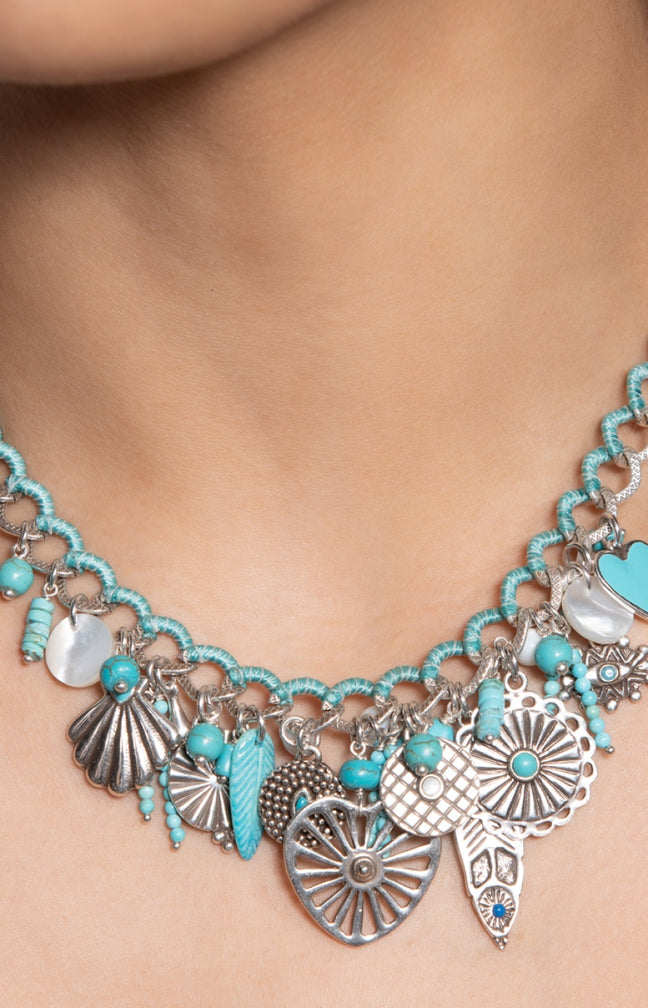 Collier Positano - Alliage & pierres