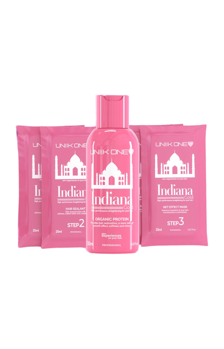 Mini kit de lissage - Indiana Gloss - 3 soins