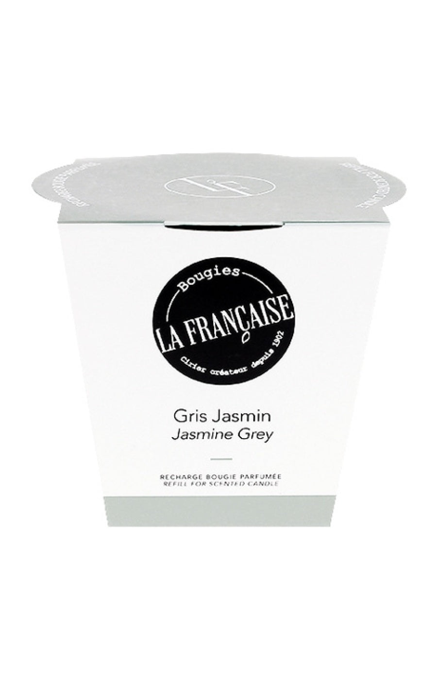 Recharge bougie parfumée - Gris Jasmin - 200 g