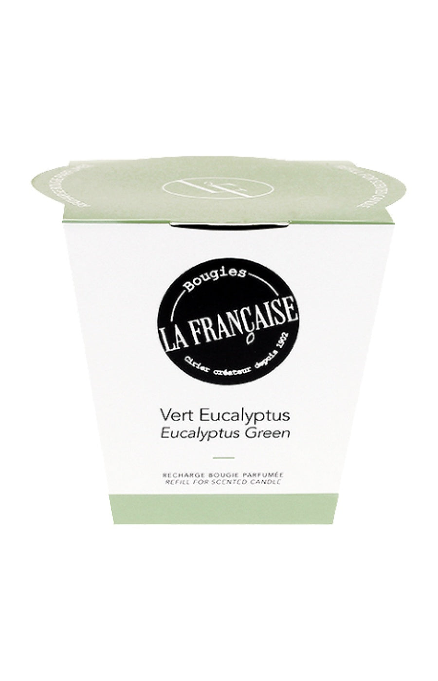 Recharge bougie parfumée - Vert eucalyptus - Aromatique - 200 g