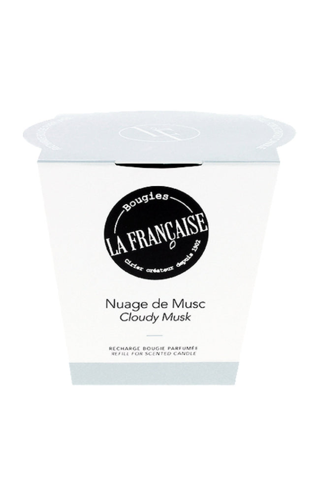 Recharge bougie parfumée - Nuage de musc - 200 g