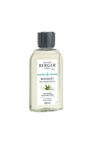 Recharge bouquet parfumé - Eau d'aloé - Floral aquatique - 200 ml