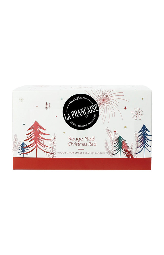 Coffret bougies - Rouge Noël -  2 x 70 g