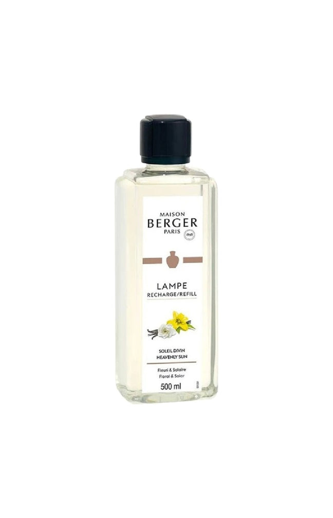 Recharge parfum pour lampe - Soleil divin - Floral fruité - 500 ml