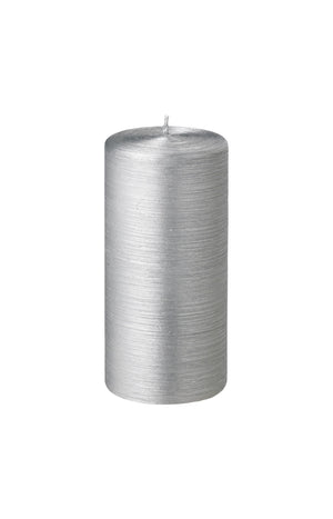 Bougie non parfumée - Argent - 490 g