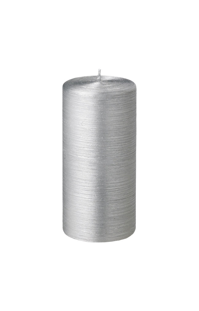 Bougie non parfumée - Argent - 490 g