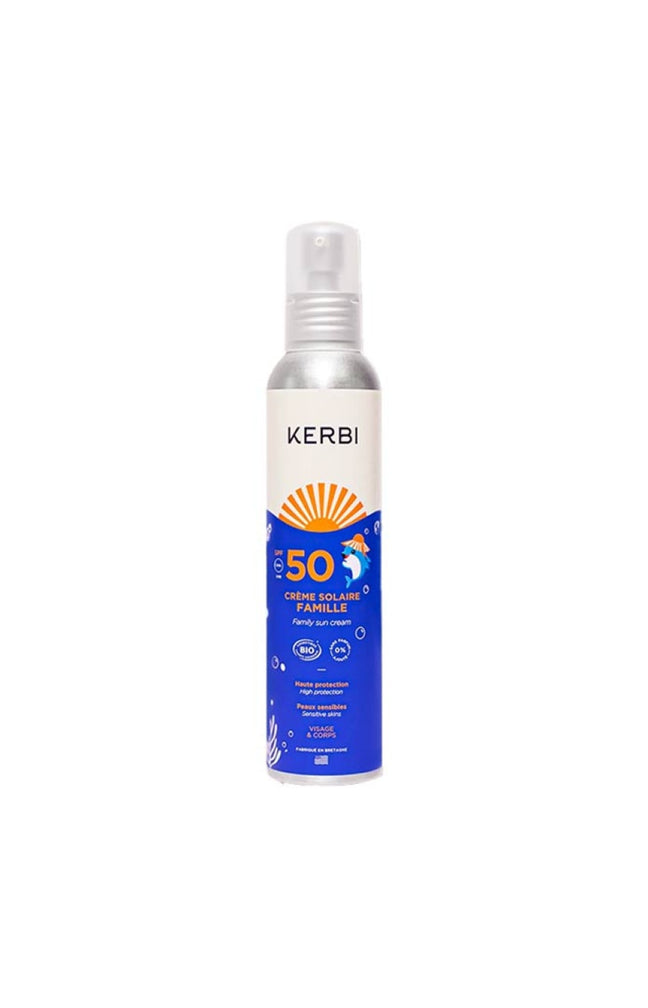 Crème solaire bio SPF 50 - Format famille - Visage & corps - 150 ml