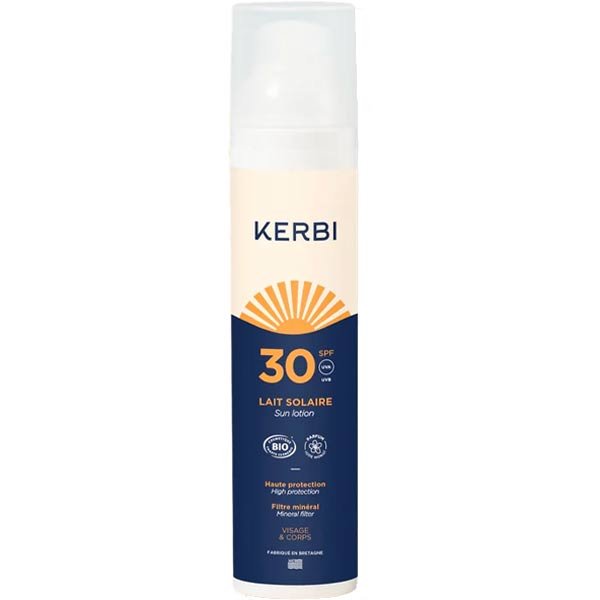 Lait solaire bio SPF 30 - Monoï - Visage & corps - 100 ml