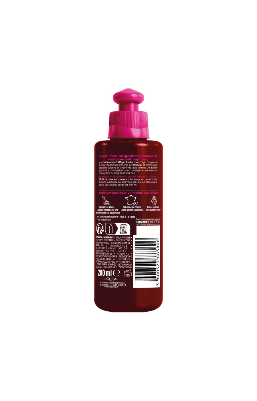 Crème de coiffage protectrice - Cheveux fragilisés - 200 ml