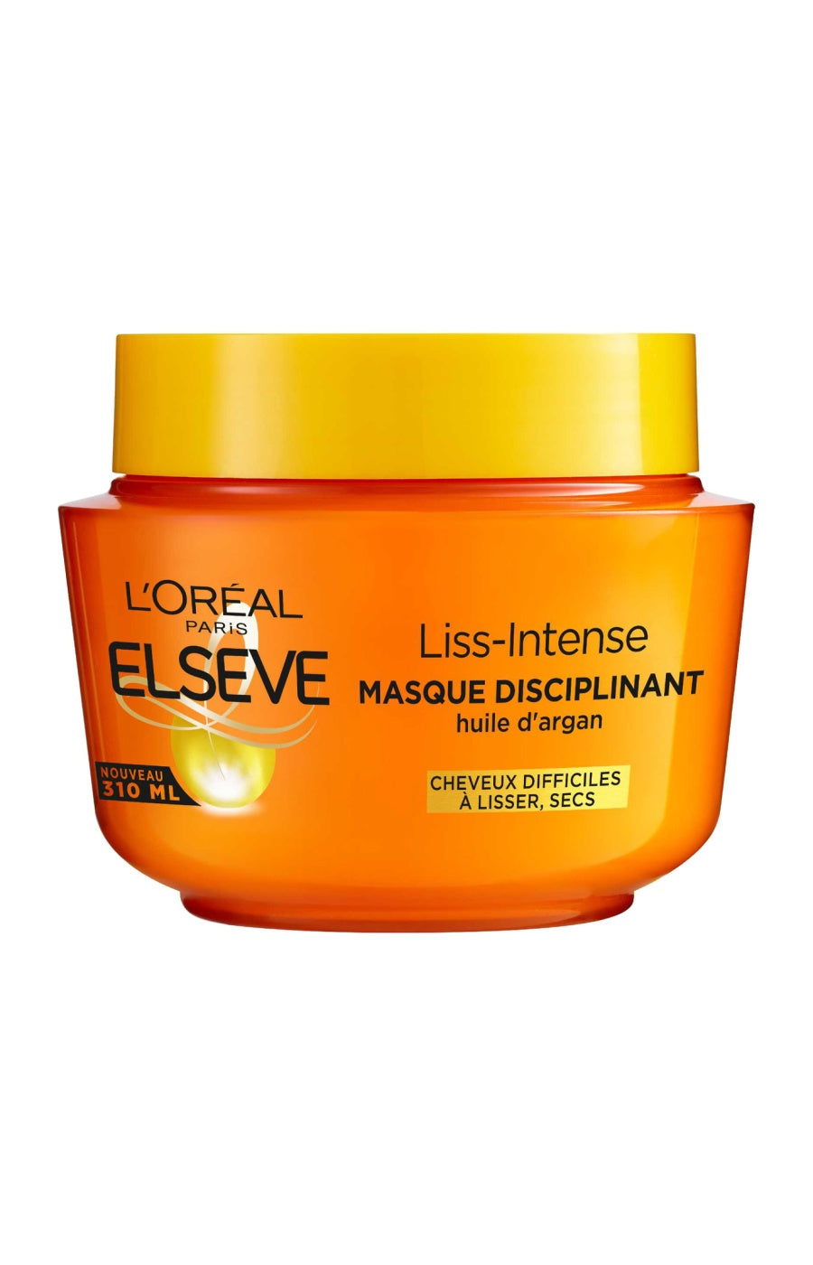 Masque lissant - Huile d'argan - Cheveux secs & indisciplinés - 310 ml