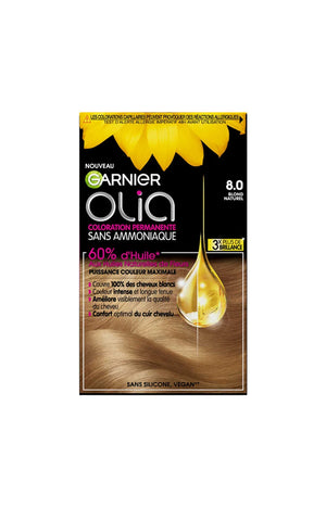 Kits colorations permanentes - 8.0 blond naturel - 2 unités