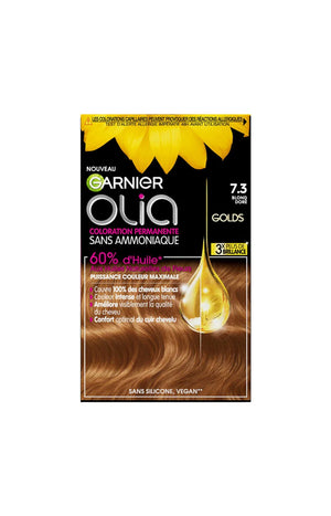 Kits colorations permanentes - 7.3 blond doré - 2 unités
