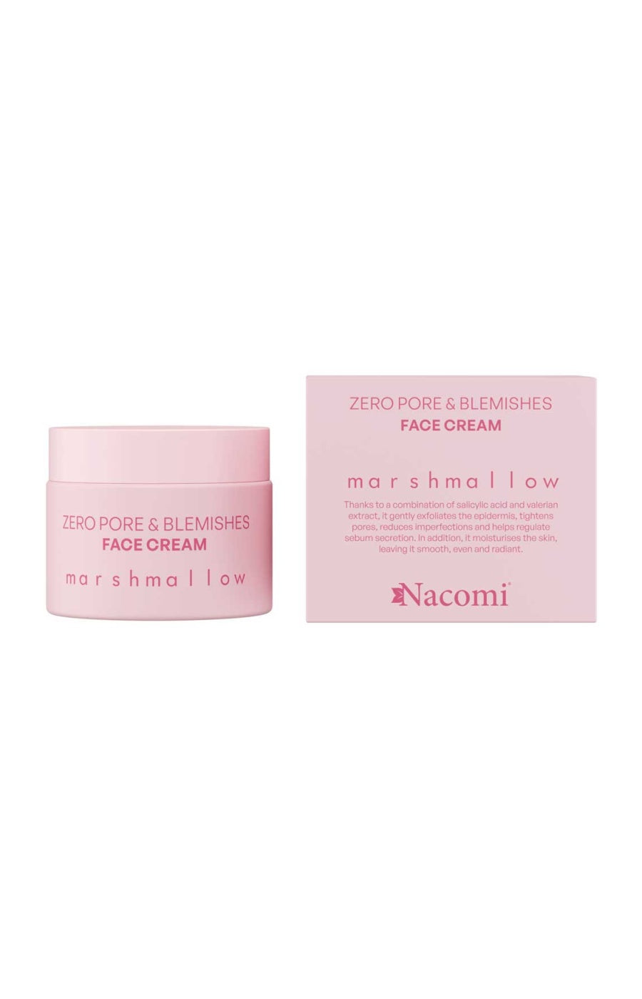 Crème hydratante purifiante - Marshmallow - Niacinamide & acide hyaluronique - Peaux grasses à imperfections