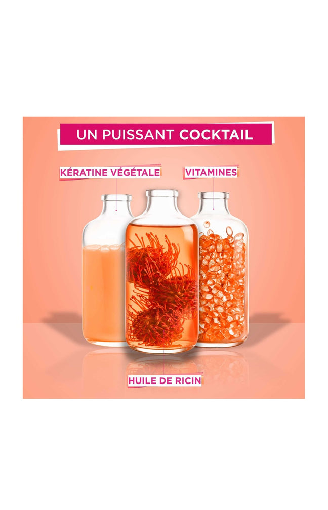 Shampoing reconstructeur - Ricin & vitamines - Cheveux longs & abîmés - 350 ml