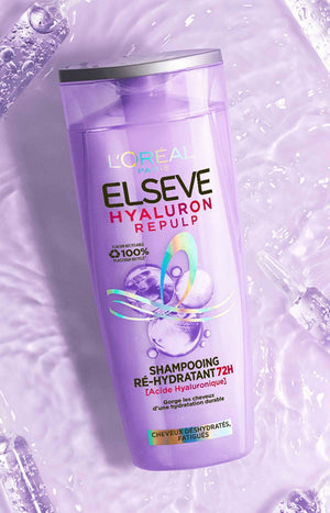 Shampoing ré-hydratant - Acide hyaluronique - Cheveux déshydratés