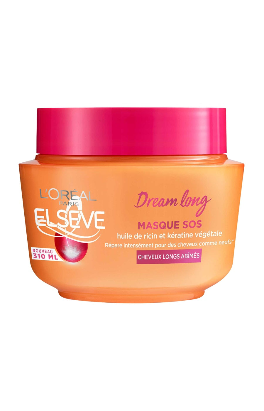 Masque reconstructeur - Ricin & vitamines - Cheveux longs & abîmés - 310 ml