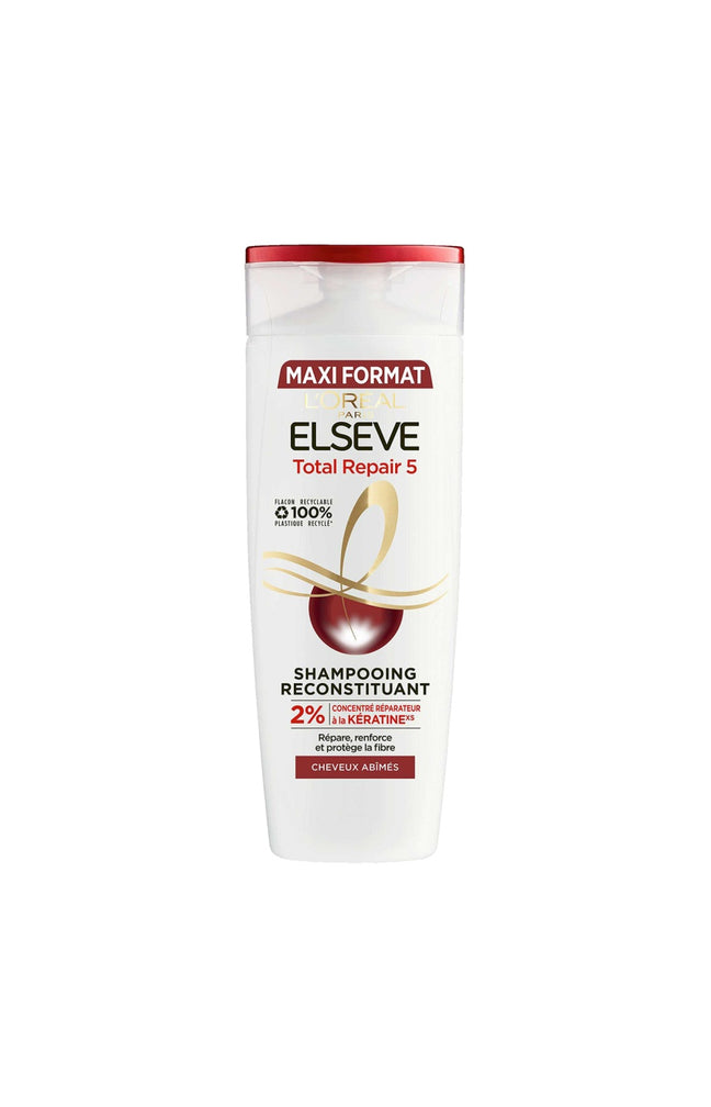 Shampoing reconstituant - Kératine - Total Repair 5 - Cheveux abîmés - 500 ml