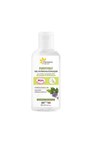 Gels hydroalcooliques bio - Huiles de lavandin & Ravintsara - 3 x 80 ml