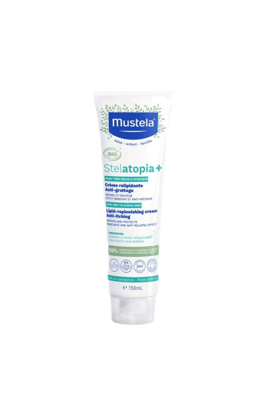 Crème relipidante bio - Anti grattage - 150 ml