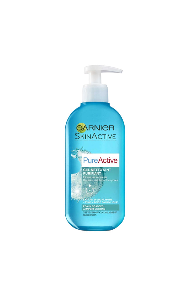 Gel nettoyant purifiant - PureActive - Acide salicylique - Peaux grasses à imperfections