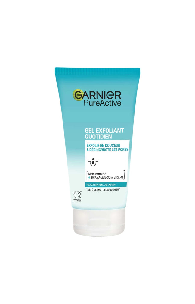 Gel exfoliant - PureActive - Zinc & eucalyptus - Peaux mixtes à grasses