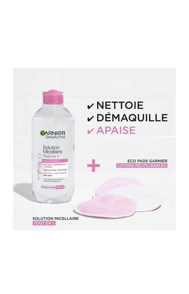 Eau micellaire - SkinActive - Peaux sensibles