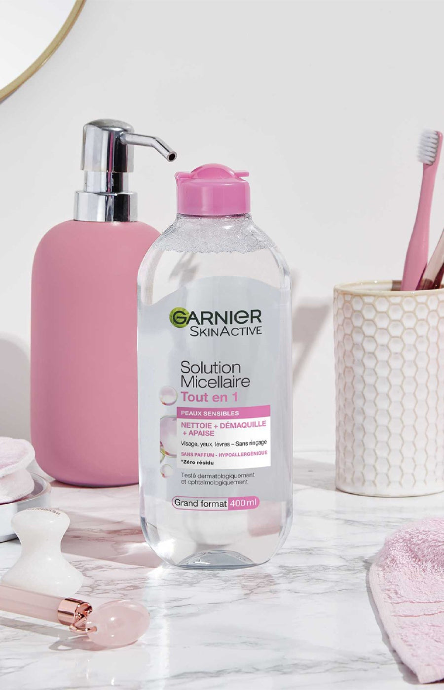 Eau micellaire - SkinActive - Peaux sensibles