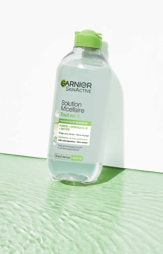 Eau micellaire - SkinActive - Peaux mixtes & sensibles - 400 ml