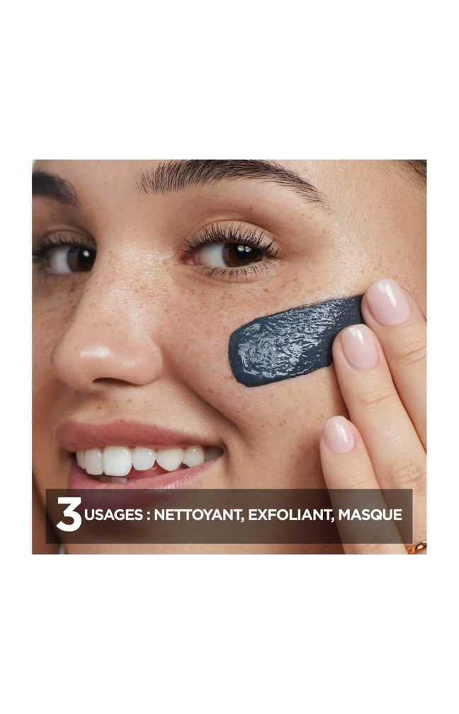 Gel nettoyant 3-en-1 - PureActive Charbon - Peaux acnéiques