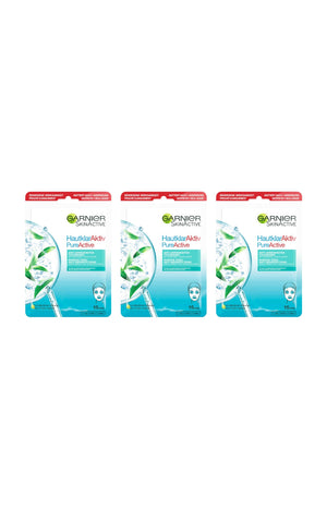 3 masques en tissu - PureActive - Acide salicylique