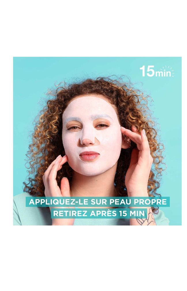 Masque en tissu - SkinActive - Acide hyaluronique - Visage - 1 unité