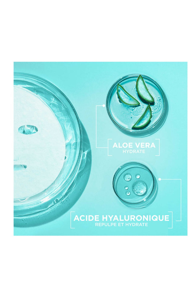 Masque en tissu - SkinActive - Acide hyaluronique - Visage - 1 unité
