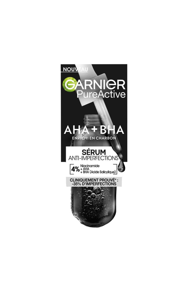 Sérum anti-imperfections - PureActive - Charbon - Peaux à tendance acnéiques