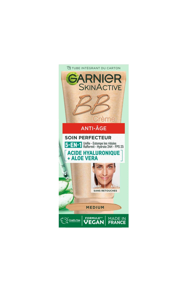 BB crème anti-âge SPF 25 - Acide hyaluronique & aloe vera - 50 ml