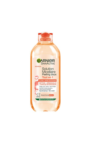 Eau micellaire exfoliante - SkinActive - Vitamine C & acide glycolique - Visage
