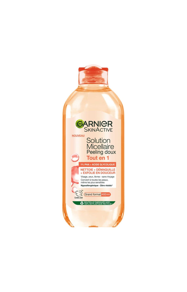 Eau micellaire exfoliante - SkinActive - Vitamine C & acide glycolique - Visage