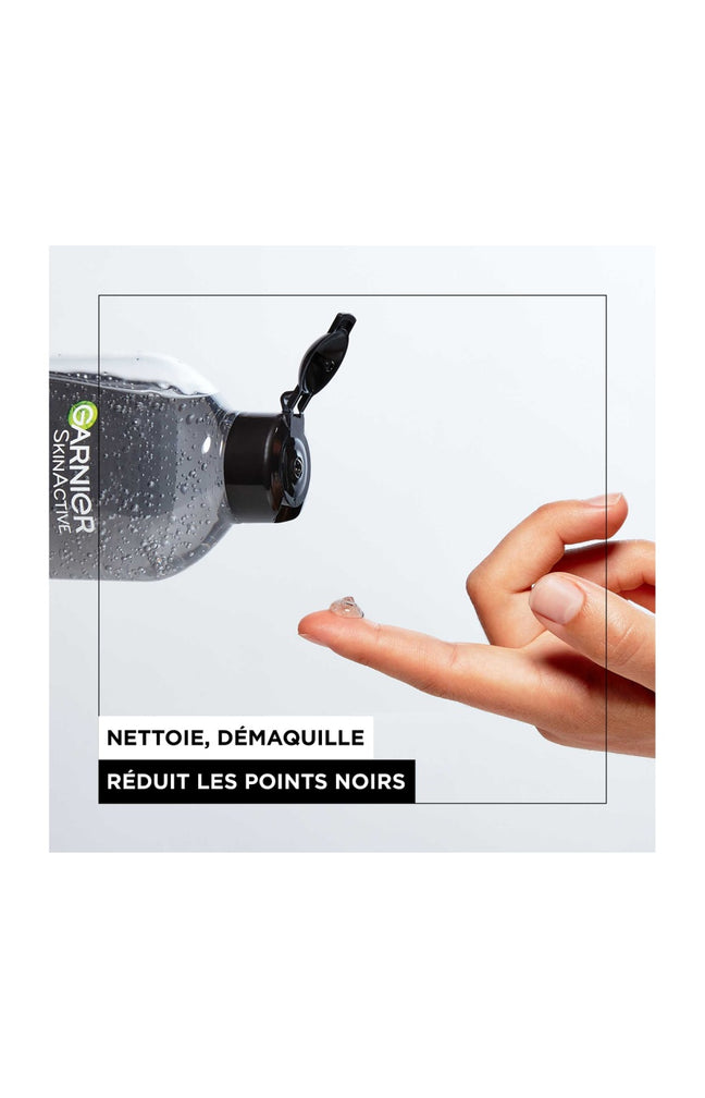 Gelée micellaire - SkinACtive Charbon - Peaux à imperfections