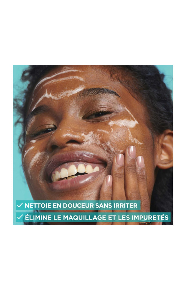 Gel nettoyant apaisant - Acide hyaluronique & aloe vera - Peaux normales à sèches
