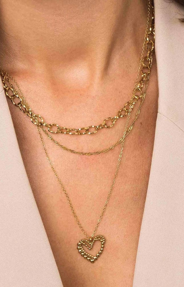 Collier Taline - Acier inoxydable doré