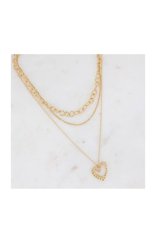 Collier Taline - Acier inoxydable doré