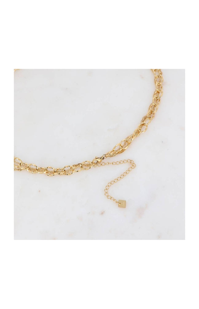 Collier Taline - Acier inoxydable doré
