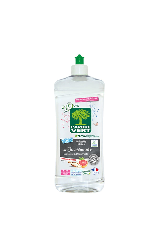 Liquides vaisselle mains - Bicarbonate & parfum - 8 x 750 ml