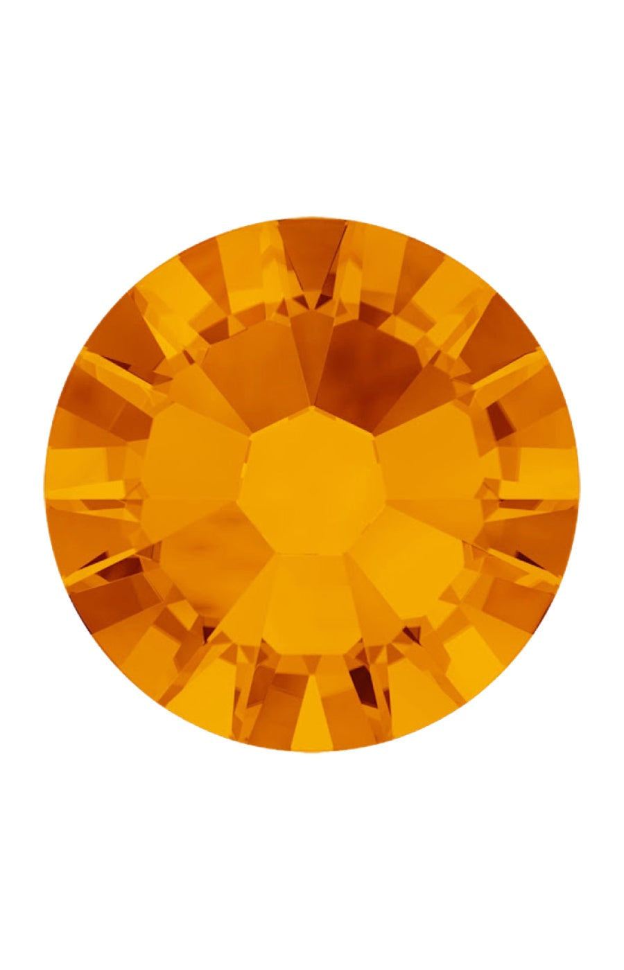 Mini strass pour nail art - Swarovski Dark Tangerine - 50 pièces