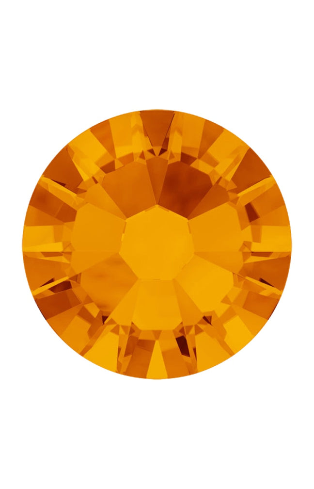 Mini strass pour nail art - Swarovski Dark Tangerine - 50 pièces