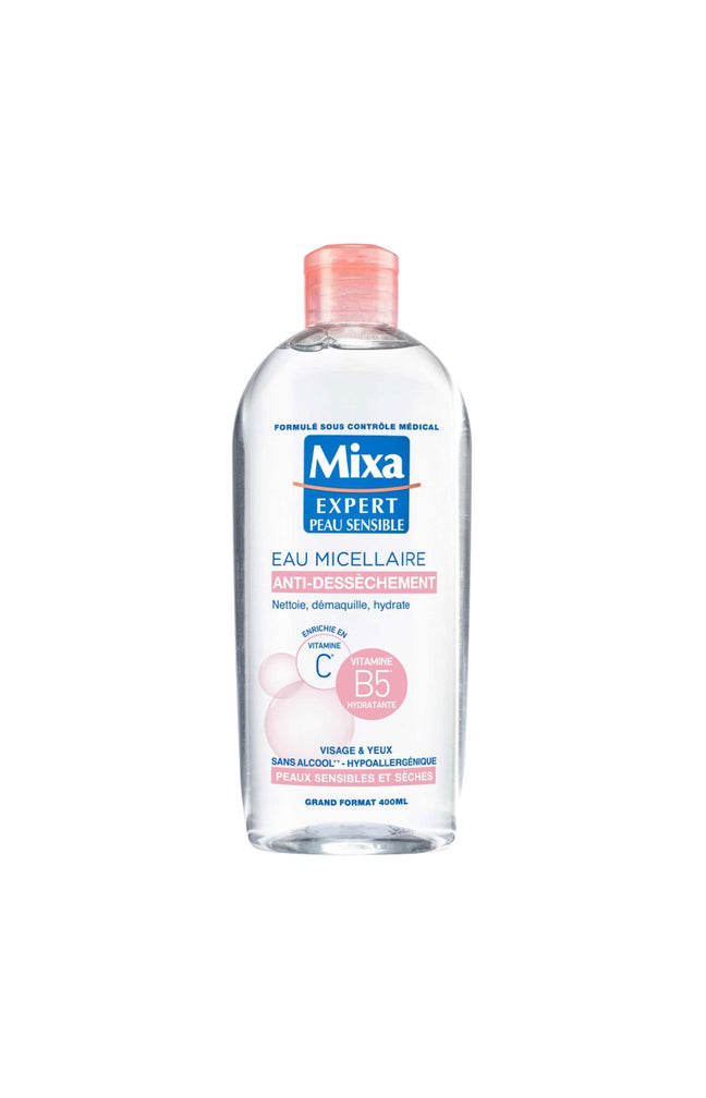 Eau micellaire anti dessèchement - Vitamine B5 & C - Peaux sensibles & sèches
